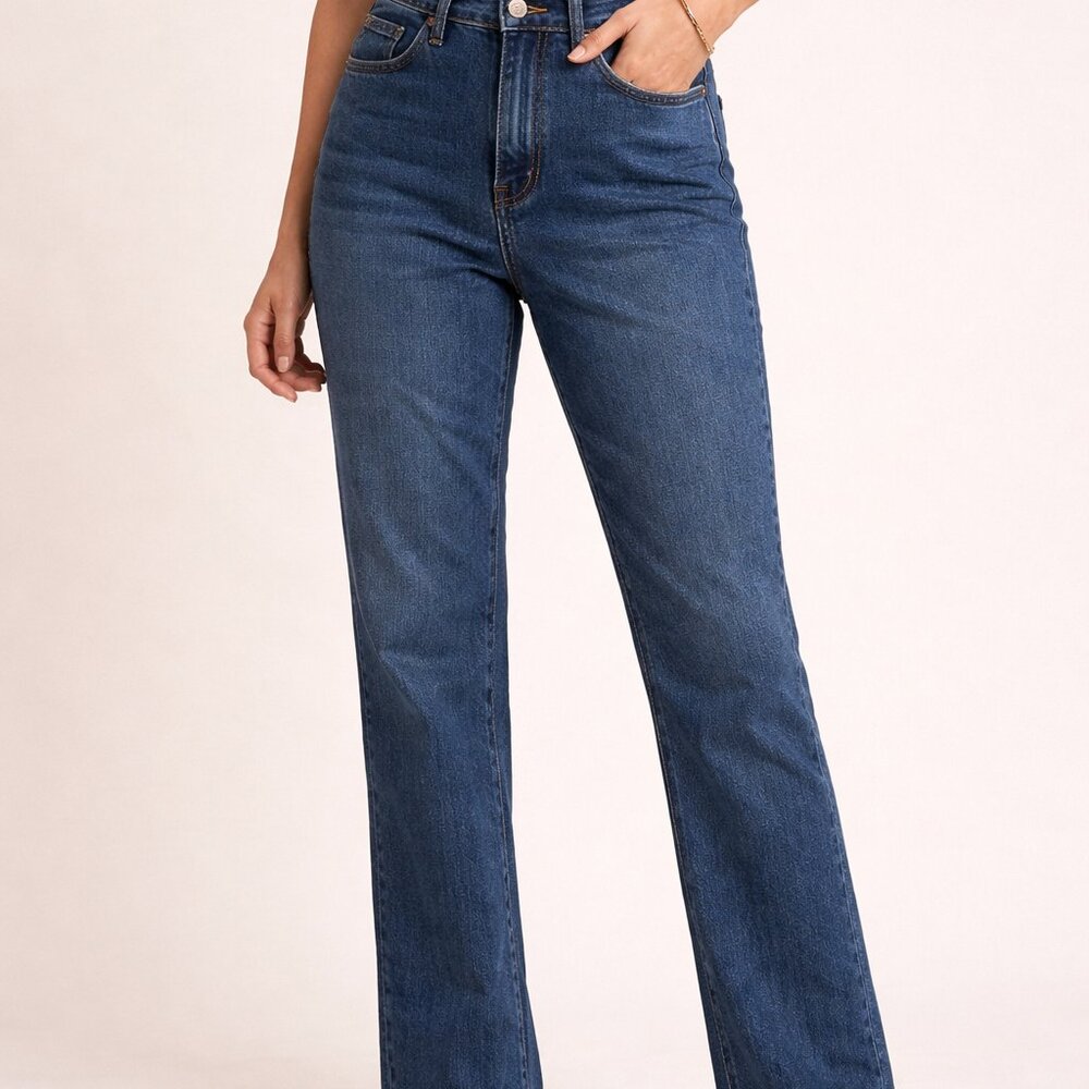 Lee Platinum Label Denim Medium Wash Sz 6 M